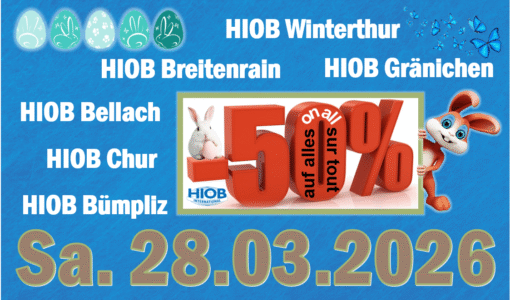 Frühlingsaktion 50% auf alles