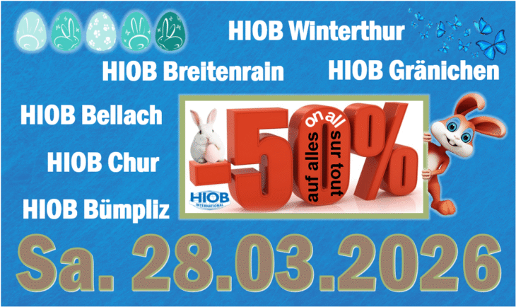 Frühlingsaktion 50% auf alles